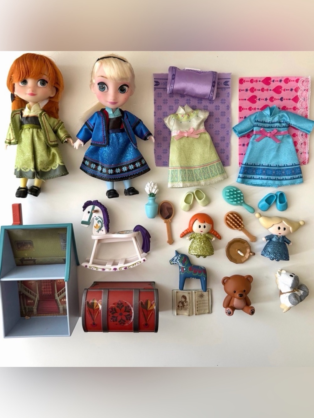 Disney Frozen 2 Exclusive 2019 Advent Calendar Mini Dolls and Accessories-NO BOX